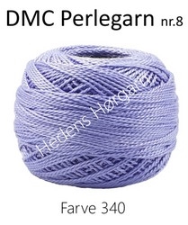 DMC Perlegarn nr. 8 farve 340 lavendel